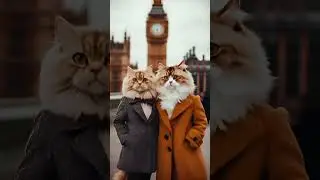 Take me to the MOST Beautiful city in Europe... London! Cats Travel Adventures #catsashumans #cat