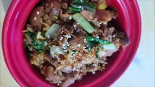 MAKING FRIED RICE WITH PORK ‼️TURKEY BREAST AND PAK CHOW 