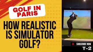 Indoor Golf at Swing City Paris | Golf Simulator Challenge with Shiv