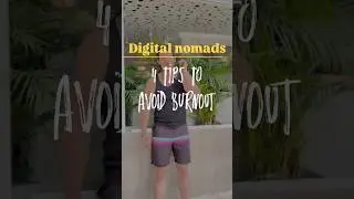Burnt out from the &ldquo;dream life&rdquo;? 😂 Here are 4 tips so you don&rsquo;t crash mid-adventure 💻✈️  #nomads