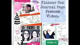 Planner Con Journal Pages Process Video