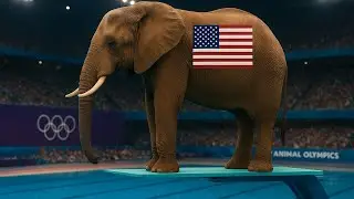 Animal Olympics| High Dive Showdown: Who&rsquo;s Animal win Gold madal🥇