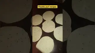 Soft puffi Puri #recipe #thunka Puri #soft #yummy #viral short