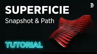 3ds max Superficie con Snapshot y Path Constraint #3dsmax #3dsmaxtutorial #3dsmaxmodeling #mentalray