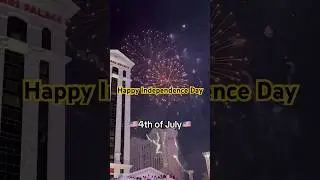Vegas Fireworks 🇺🇸 | July 4th Vibes 🎆✨#viralshorts