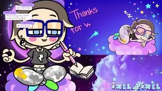 ✨more sleepy stream animation end card😪 | Art Stream