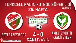 Beylerbeyispor - Amed Sportif Faaliyetler I Turkcell Kadın Futbol S&uuml;per Ligi 2024/25 I 26. Hafta