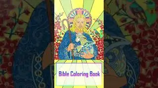 Bible coloring - color by number game