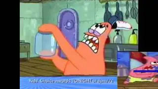 Patrick burns the DINNER blaster