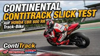 Continental ContiTrack Slick Test auf Honda CBR 600 RR Track-Bike