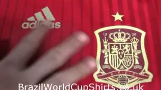 2014 World Cup Spain Home Thailand Quality Soccer Jersey