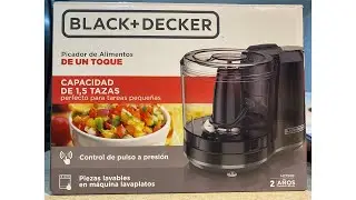 BLACK + DECKER / PICADOR DE ALIMENTOS / MODELO HC150B