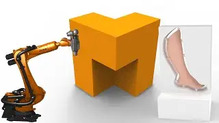 Fresado pie con SprutCAM y robot Kuka