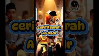 Dakwah Anak Kucing🐱| Kisah Surah Al-Qadr | #shorts #dakwah #animasi #cat #foryou #story