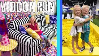 Alyssa's Dream Room & Michael Meets Everleigh - Vidcon Fun 2018