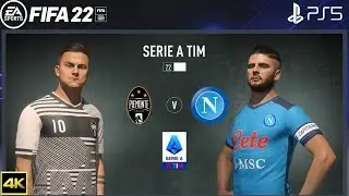 FIFA 22 | Juventus Vs Napoli | Serie A 2021/22 | PS5 4K Gameplay