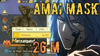 AMAI MASK ULTRA ULTIMATE BINTANG 4 & 3 STAR - One Punch Man The Strongest