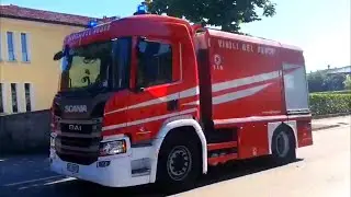 ABP Scania P370 Vigili Del Fuoco Treviso - Italian Fire Brigade's tanker responding code3