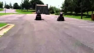 Redneck tractor race