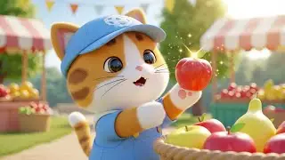 Китти отправляется за покупками на фруктовый рынок 🍎🍌🐱 | мультфильм для детей и весёлые приключения