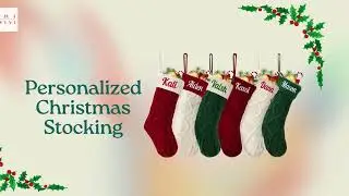 Personalized Christmas Stockings for a Magical Holiday Season! 🌟🎄-Market Mingle