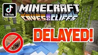 Minecraft Pulled A TikTok On Us || Minecraft Caves & Cliffs Delayed || What Will Each Part Be Called