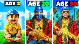 Surviving 99 Years As A GANGSTER In GTA 5!
