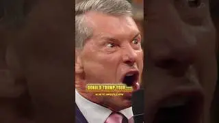 Vince McMahon & Donald Trump Segment #vincemcmahon #donaldtrump #wweraw