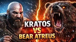 Kratos vs Bear Atreus &ndash; Emotional Father Son Fight | God of War Ragnarok