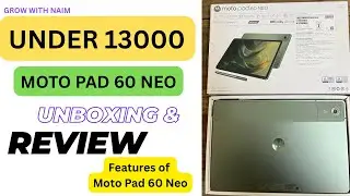 Moto Pad 60 Neo 5G Unboxing & First Impressions and Features | Best Budget Android Tablet 2025?