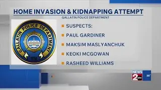 4 arrested in Gallatin home invasion, kidnapping attempt