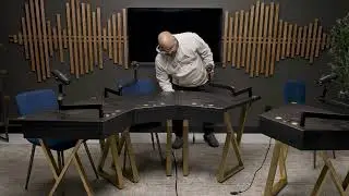 Modular Podcast Tables - Switch Between 2, 3, or 4 Person Setups