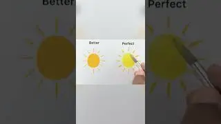 Drawing a Sun - Basic vs Perfect