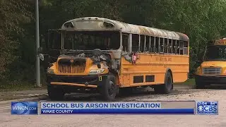 Bus at Leesville Road High School set on fire, arson investigation underway