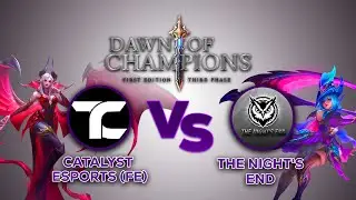 TC FEMALE  VS The Night's End  I DAWN OF CHAMPIONS | 1st EDITION | 3rd PHASE | FEMALE I DAY 02
