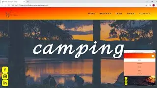 How To Make Website Using HTML And CSS | Responsive Web Design Tutorial | Fixed Navigation Menu