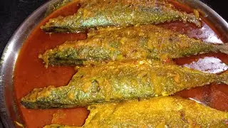 Aila macher jhal recipe /Bengali Style aila fish curry /maekcrel fish recipe