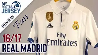 Real Madrid Home Retro Jersey 16/17 (GmKits) Fan Version Review