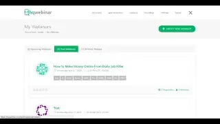 HQWebinar Review & Demo-HQWebinar Full Walkthrough and Explanation