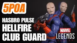 Marvel Legends Hasbro Pulse Exclusive Hellfire Club Guard - 5POA Action Figure Review