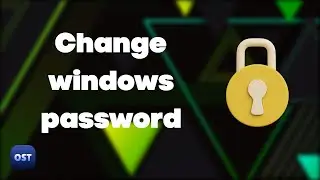 How to change password in windows 10