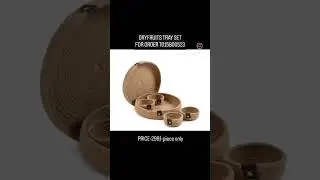 #DryFruitTraySet#DryFruitPlatter#FruitTray#GiftTrays#PartyTrays#EventDecr#FestivalDecor#shortsvideo