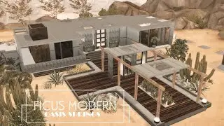 THE SIMS 4  | FICUS MODERN  | FAMILY | SPEEDBUILD | HIDDEN ENTRY | CC