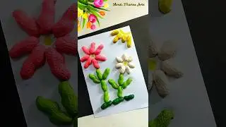 Peanut Shell Flower | Peanut Shell Craft Ideas #shorts #shortsfeed #youtubeshorts #trending #diy