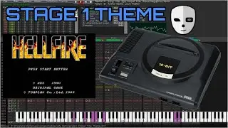 [Deflemask] Hellfire Stage 1 Theme MegaDrive Rearrange