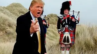 The Day I Protested against Trump at Turnberry (some swearing)