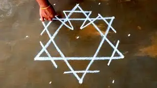 Aavani madham starkolam| new padi kolam designs| 5*3 dots creative rangolis| pandaga muggulu designs
