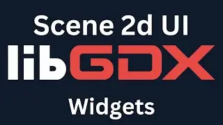 Java Game Development (Libgdx) Scene 2d UI Widgets