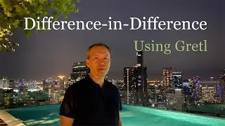 Difference-in-Difference (using GRETL) | Yongconomics