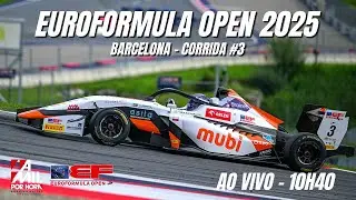 🟪 EUROFORMULA OPEN 2025 | BARCELONA - 3&ordf; CORRIDA | AO VIVO E COM IMAGENS
